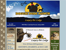 Tablet Screenshot of doggiedude.com